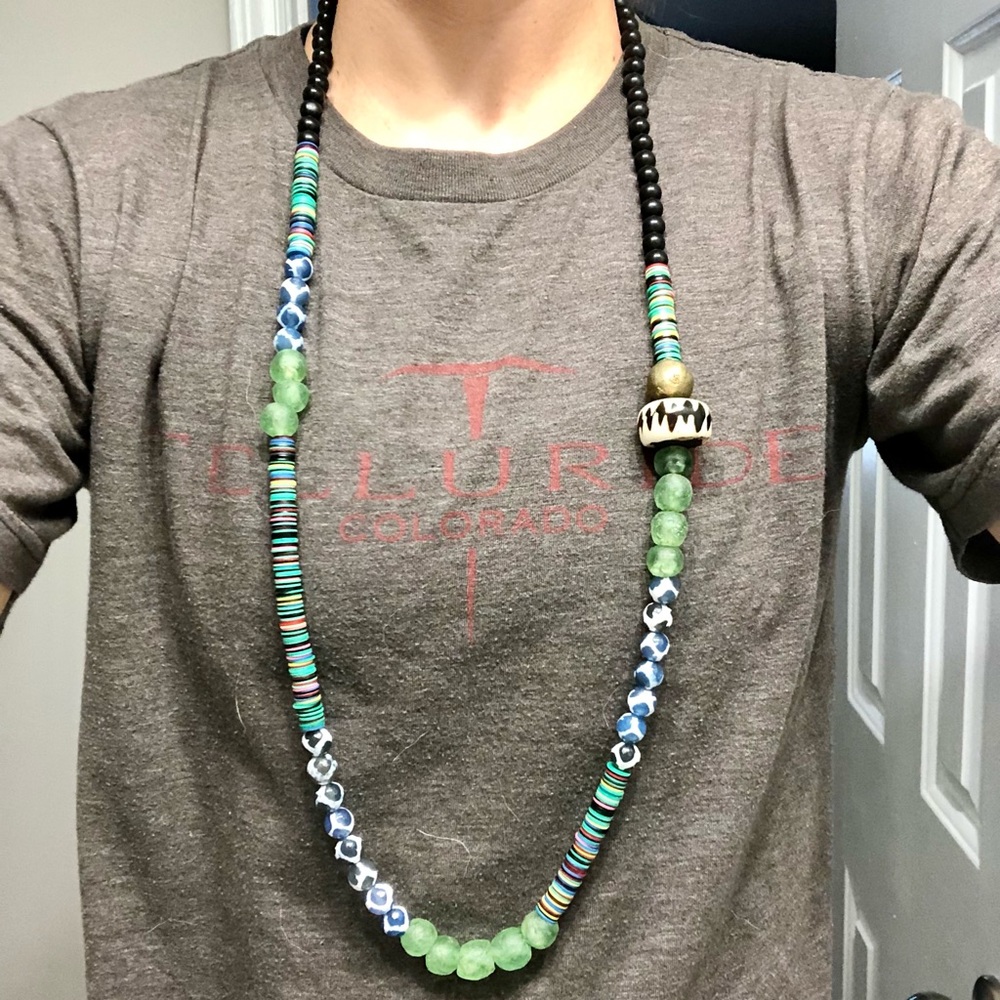 Handmade bead necklace